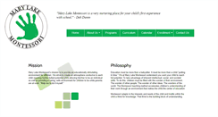 Desktop Screenshot of marylakemontessori.com